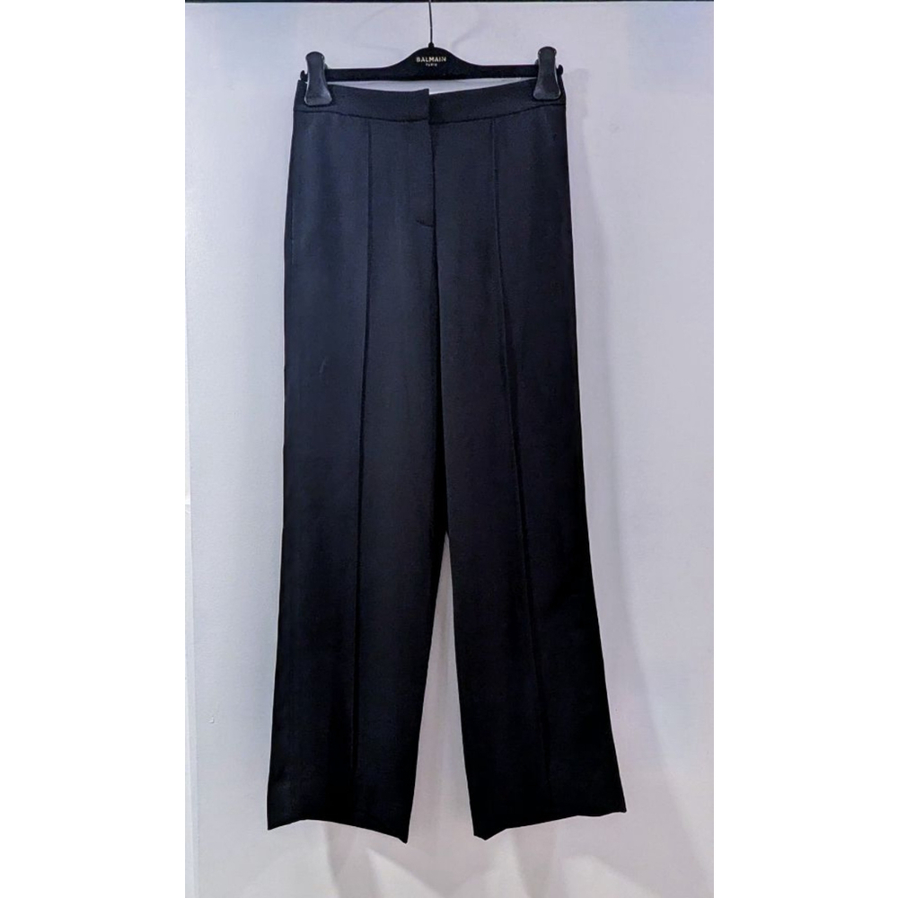 REISS Black Straight Leg Trousers Size UK10/US6